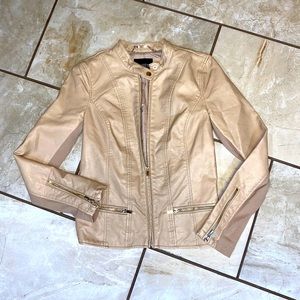 Express Vegan Leather Moto Jacket S